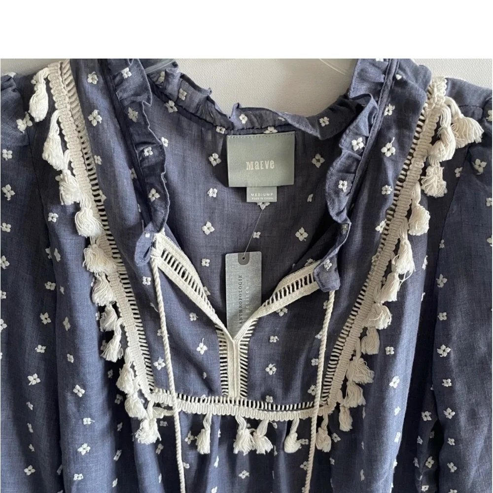 Anthropologie boho peasant top by Maeve - Picture 7 of 9